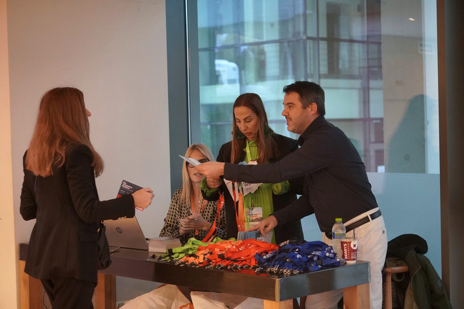 Welcome desk